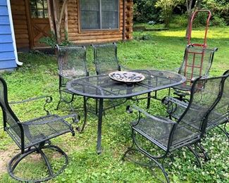 Wrought Iron Patio Set
