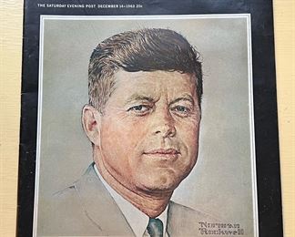 Vintage Saturday Evening Post - December 14, 1963 - John F. Kennedy by Norman Rockwell