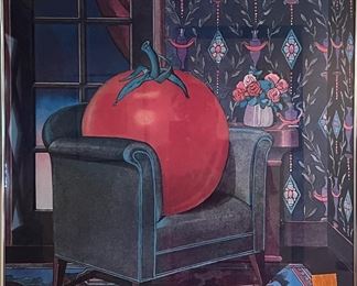 “Tomato: Something Unusual Is Going On Here” Vintage Milton Glaser Poster 