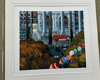 Hiro Yamagata Signed Framed Lithograph 