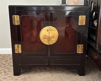 White of Mebane Mahogany Nightstand/Cabinet 