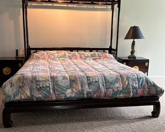 White of Mebane Mahogany Bed/Headboard/Frame 