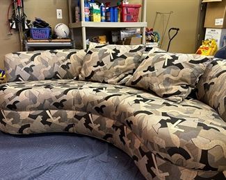 1990's Curved Sofa 