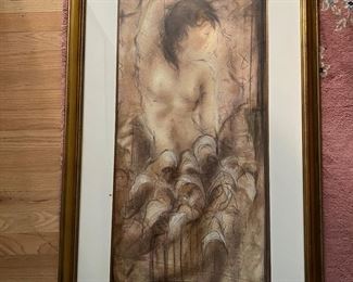 Framed "Persephone" Serigraph Signed by Janet Treby 234/250