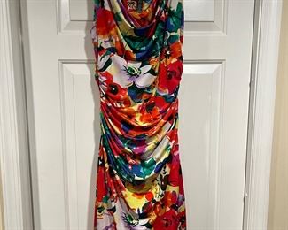 Women's Lauren Ralph Lauren Dress Floral Scoop Size 4