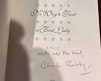 "No Way to Treat a First Lady" signed by Christopher Buckley Book