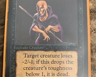 Magic The Gathering Weakness Playing Card