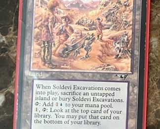 Magic the Gathering Soldevi Excavations Playing Card