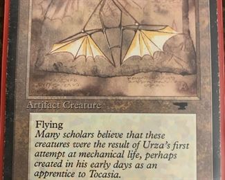 Magic the Gathering Ornithopter Playing Card