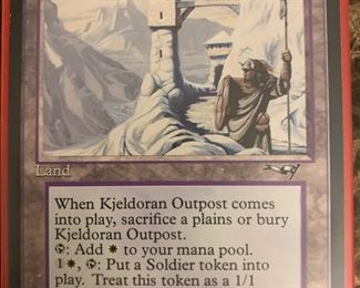 Magic the Gathering Kjeldoran Outpost Playing Card