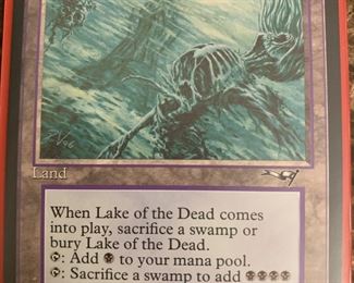 Magic the Gathering Lake of the Dead Playing Card