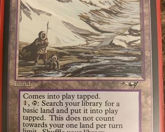 Magic the Gathering Thawing Glaciers Playing Card