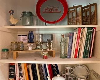 Vintage Cookbooks, Coca Cola Tray