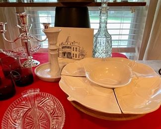 Vintage USA Pottery Lazy Susan