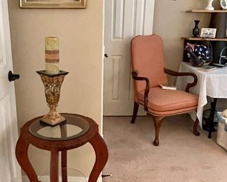 Decorator Chair, Accent Table