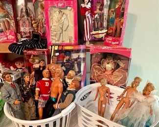 Vintage Barbies & Ken Dolls