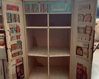 Vintage Sears Metal Refrigerator