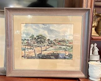 Signed Print by Texas Artist Buck Schiwetz