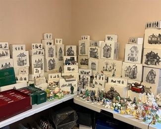 Most new in boxes... Christmas Village time!!