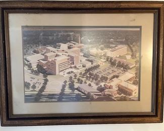 Williamson Co. Medical ariel picture from the past