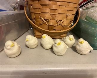 Clip on ceramic birds for the holdiay tree.