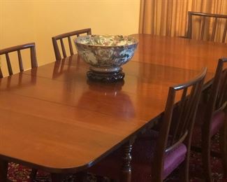 SOLID Cherry dining table with 6 chairs!!