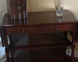BRANDT Mahogany tea cart!!!