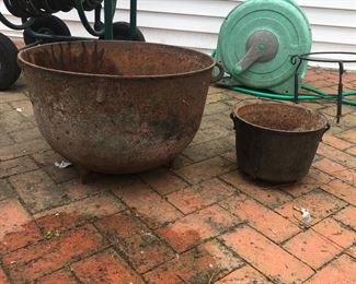 Old cast iron pots!!