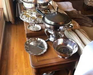 French sofa table with wonderful storage!!