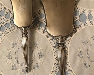 STERLING mirror and brush set!!
