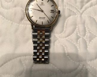 WOW!!  OMEGA  Seamaster Calendar— 
RUNS WELL— very UNIQUE