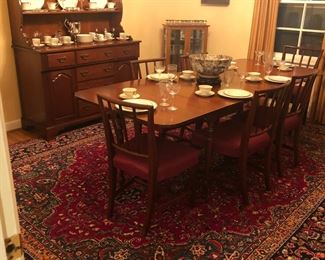 Persian Mashad hand knotted rug— high color grade.. beautiful design and colors!!