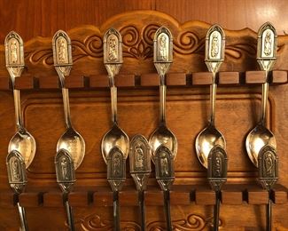 Franklin Mint — STERLING — Apostle spoon set!!