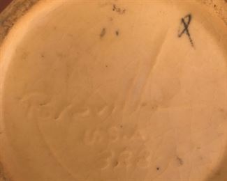 Roseville mark for Apple Blossom bowl