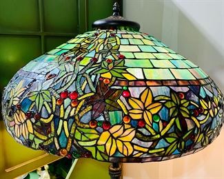 There are numerous Tiffany style floor lamps and table lamps for sale.
