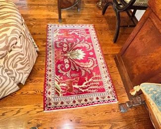 2x3 Hand knotted Rug with Impalas 