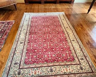 5x7 Hand-knotted Antique Rug.  