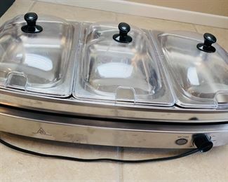 Triple Buffet Server