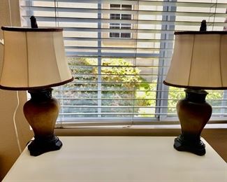 (2) Table Lamps