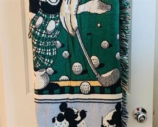 Disney Mickey Mouse Golfing Blanket