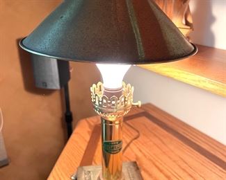 Paris Orent Express brass lamp