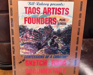 Taos Artists Founders plus others signed book - 2004