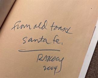 Taos Artists Founders plus others signed book - 2004