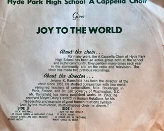 Hyde Park High School - A Cappella Choir - Joy To The World