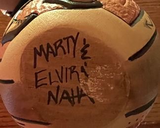 Marty & Elvira Naha pottery