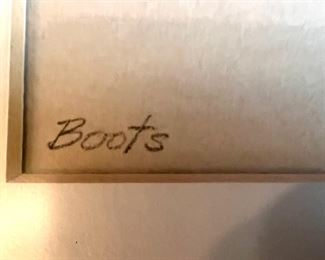 R.L. Skinder 1971   "Boots" 