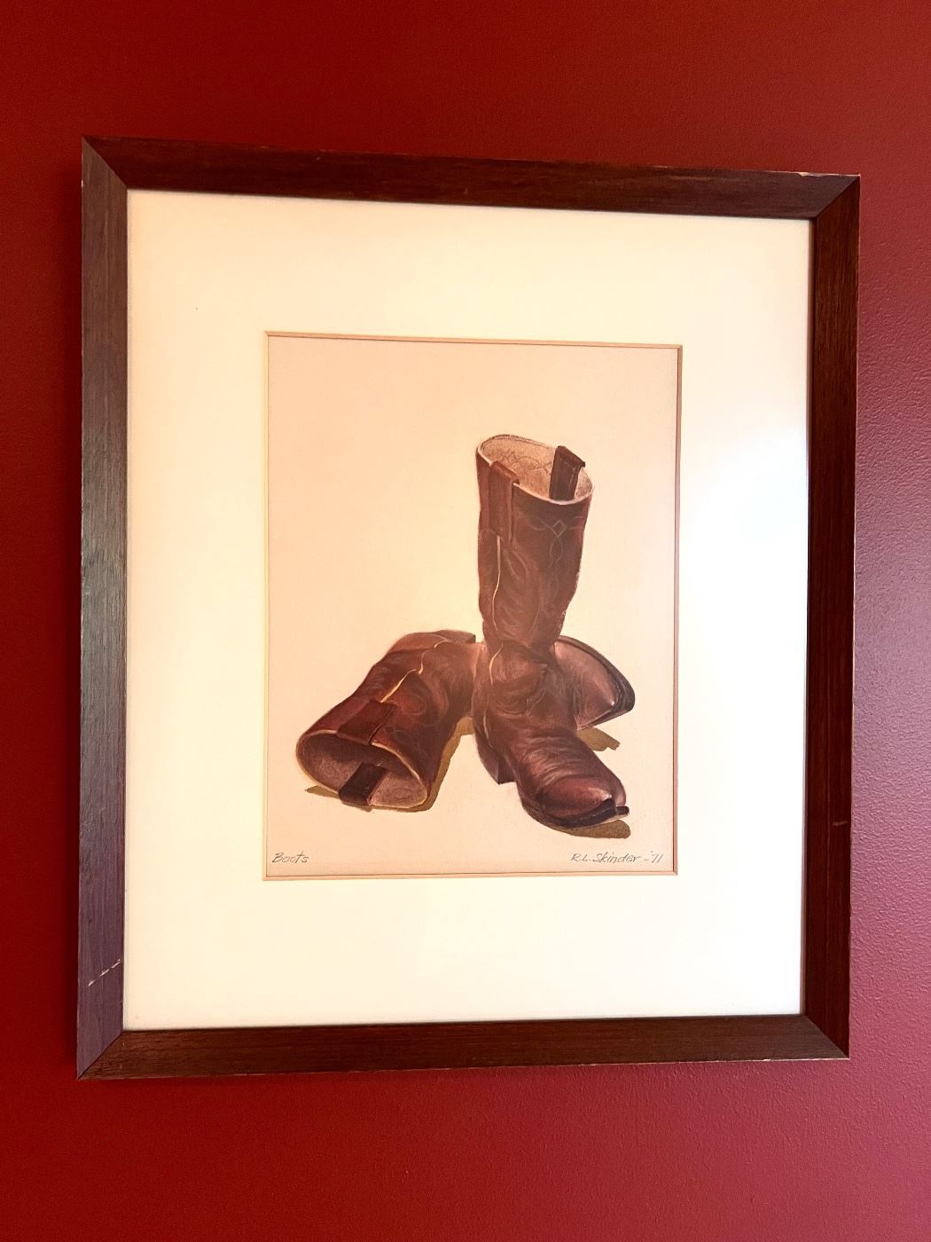 R.L. Skinder 1971   "Boots" 