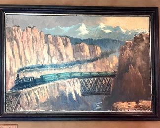 J.H. Richards train painting