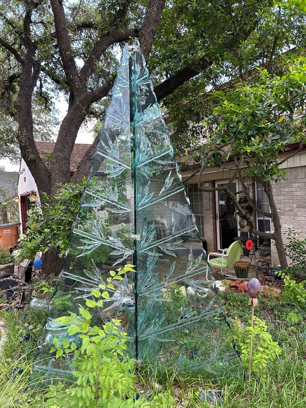 9 foot 2 inch glass tree $3500