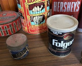 Vintage tins